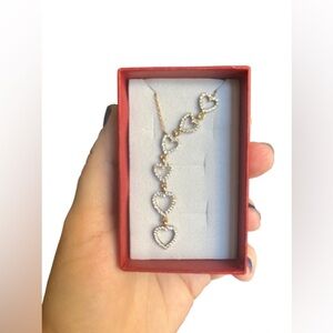 14KT Gold Plated Sterling Silver Heart Necklace